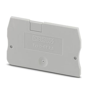 DIN Rail TB End cover 2.5mm D-ST