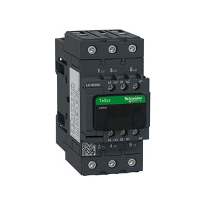 Contactor, TeSys Deca, 3P(3 NO), AC-3/AC-3e, <=400V, 50A, 230V AC 50/60Hz coil, screw clamp terminals