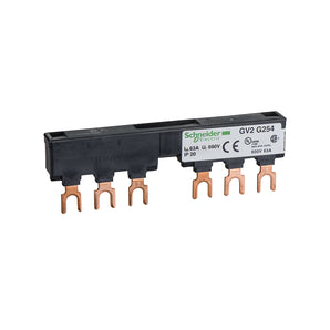 Linergy FT, Comb busbar, 63A, 2 tap-offs, 54mm pitch