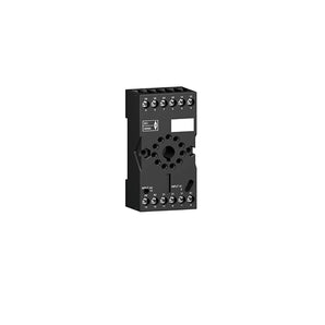 Plugin relay socket, 11 Pin, for RUMC3 relays, 10A, screw connec to rs, mixed contact