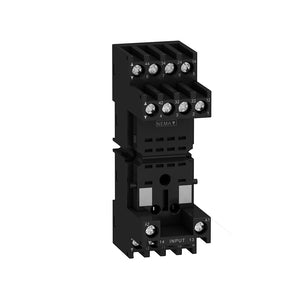 Plugin relay socket, 14 Pin, for RXM2 RXM4 relays, screw connec to rs, mixed contact
