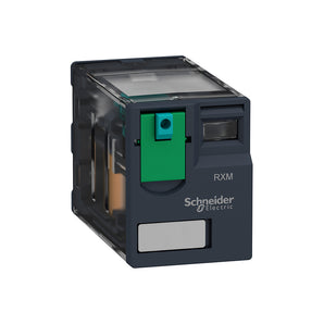 Miniature plug in relay, 6A, 14 Pin, 4CO, lockable test but to n, 48V DC