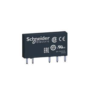Slim interface plug in relay, 6A, 5 Pin, 1CO, standard, 24V DC