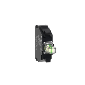 Light block, Harmony XB4, Harmony XB5, for head 22mm, universal LED, screw clamp terminals, 110...120V AC