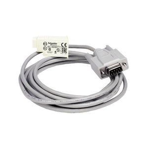 Connecting cable, Zelio Logic SR2 SR3, SUB-D, 9 pin, PC, for smart relay, 3m