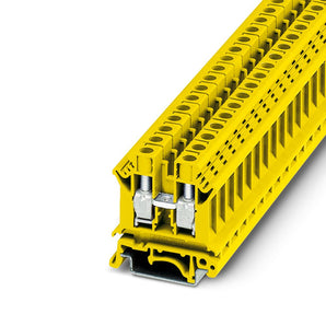 Feed-through terminal block 10mm EI YE