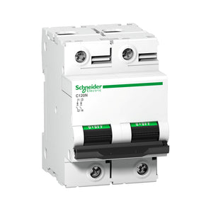 MCB Acti9 C120N, 2P, 125A, C curve, 10kA