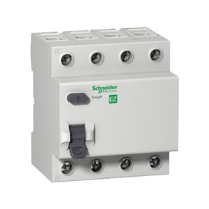 Residual current circuit breaker (RCCB), Easy9, 4P, 63A, AC type, 300mA