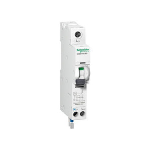 Residual current breaker with overcurrent protection (RCBO), Acti9 iC60H RCBO, 1P+Ns, 16A, 30mA, A type, 10000A