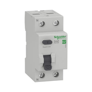 Easy9 Residual Current Circuit Breaker - 2P - 25A - 30 mA - AC type - 400 V