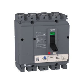 MCCB EasyPact CVS, 40A CVS100B, 25kA 380/415V,TMD, 4p/4d