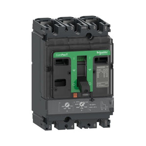 MCCB ComPacT NSX250B, 25kA at 415VAC, TMD trip unit 200A, 3 poles 3d