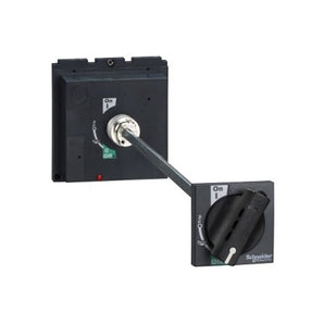 Extended rotary handle, ComPact NSX 400/630, black handle, shaft length 209 to 600 mm, IP55