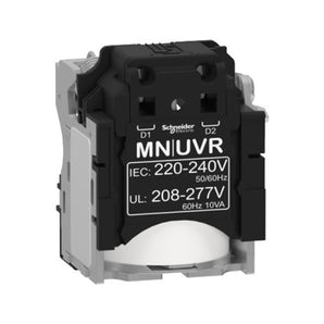 MN undervoltage release, ComPact NSX, rated voltage 220/240 VAC 50/60 Hz, 208/277 VAC 60 Hz