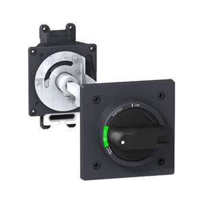 Rotary handle - for EZC250, EZCV250 - black hdl black front plate - extended mtg