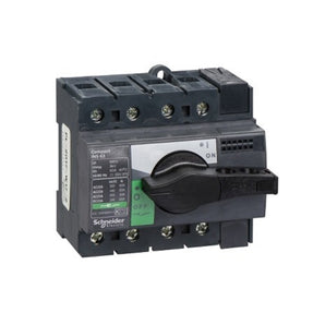 Switch disconnector, Compact INS63, 63A, standard version with black rotary handle, 4 poles