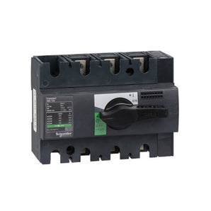Switch disconnector, Compact INS125, 125A, standard version with black rotary handle, 3 poles