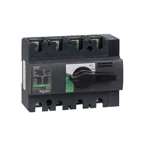 Switch disconnector, Compact INS125, 125A, standard version with black rotary handle, 4 poles