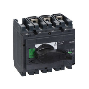 Switch disconnector, Compact INS250, 250A, standard version with black rotary handle, 4 poles