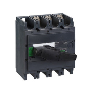 Switch disconnector, Compact INS400, 400A, standard version with black rotary handle, 4 poles