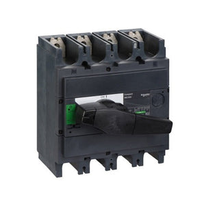 Switch disconnector, Compact INS630, 630A, standard version with black rotary handle, 4 poles