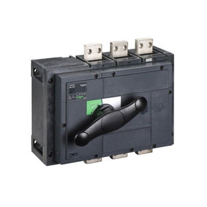 Switch disconnector, Compact INS1000, 1000A, standard version with black rotary handle, 3 poles