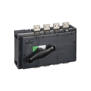 Switch disconnector, Compact INS1000, 1000A, standard version with black rotary handle, 4 poles