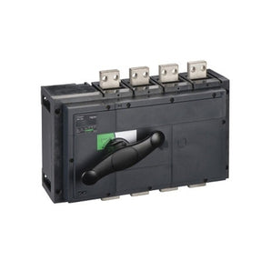 Switch disconnector, Compact INS1250, 1250A, standard version with black rotary handle, 4 poles
