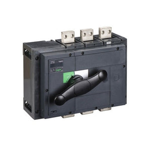 Switch disconnector, Compact INS1600, 1600A, standard version with black rotary handle, 3 poles