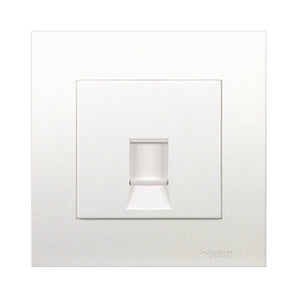 Vivace Data socket, Vivace, cat 6, with shutter, 1 gang, white
