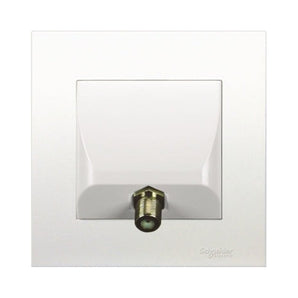 Vivace 1 Gang Cable TVF Connector