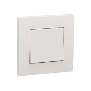 Vivace Switch, 16A, 250V, 1 way, 1 gang, white