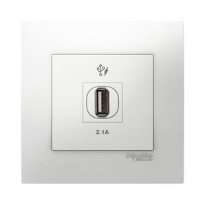 Vivace - 1 x 2.1A USB Charger - White