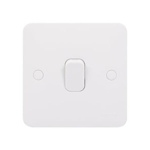 Lisse - intermediate switch - 1 gang - 10A - white