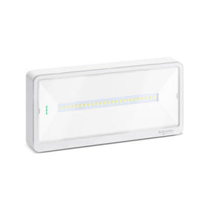 Emergency luminaire, Exiway Light, Standard, selectable duration, 110lm, IP42, white