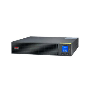 APC Easy UPS On-Line, 3kVA/2400W, Rackmount 2U, 230V, 6x IEC C13 + 1x IEC C19 outlets, Intelligent Card Slot, LCD, W/O rail kit