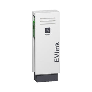 EV Charging Station EVlink PARKING Floor Standing 22KW 2xT2 with Shutter RFID EV CHARGING STATION