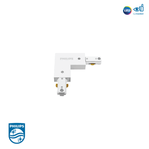 Philips Horizontal Conector 90 Degree White Body