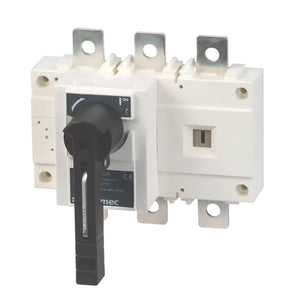Isolating Switch SIRCO - Front Operation 3 Pole 160A With IP65 External Handle (14232111) AND 200MM SHAFT (14001020)