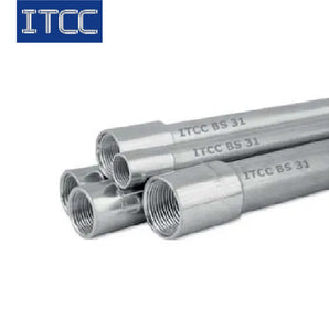 GI Conduit BS31 CLASS3 1.5 INCH  - 50mm (3 MTR LONG WITH COUPLER)