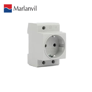 Schuko Socket For Din Rail Fixing Ip20