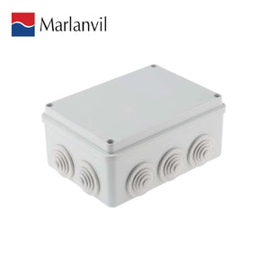 Weatherproof Polycarbonate Junction Box With Nipple 19_14_7 IP65