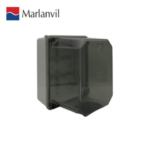 Contactor Junction Box With Transparent Cover D 31_23_16 IP66 Blank Sides