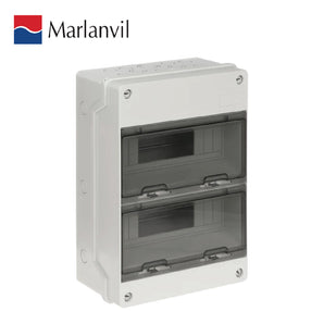 PVC MCB Box For 24-WAYS 2 Row With Cover IP65