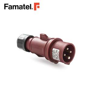 Industrial Plug 3PH + PE 4 Pin 16A IP54