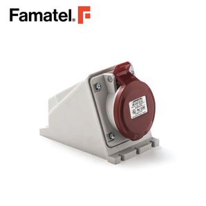 Industrial Wall Socket 3PH + PE 4 Pin 16A IP54