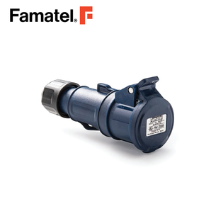 Industrial Mobile Socket 1PH + N + PE 3 Pin 32A IP54