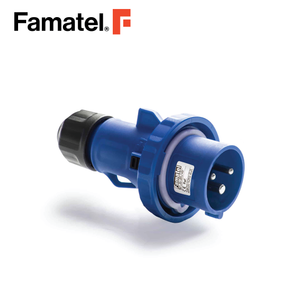 Industrial Plug 3PH + PE 4 Pin 16A IP67