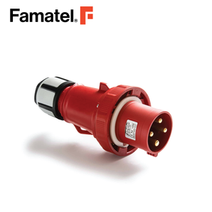 Industrial Plug 3PH + PE 63A IP67