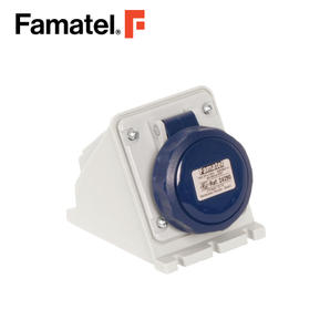 Industrial Wall Socket 1PH + N + PE 3 Pin 16A IP67